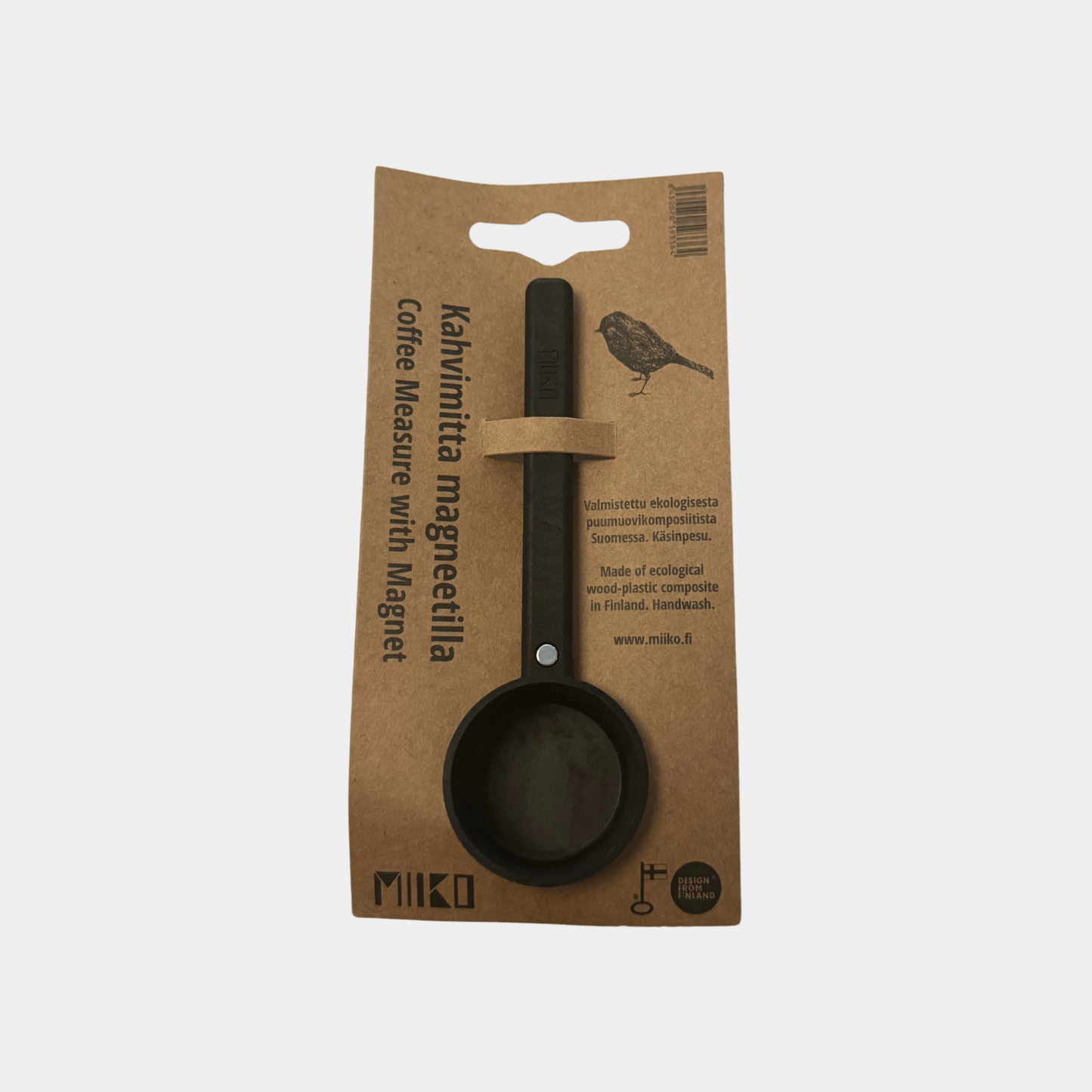 Miiko kahvimitta magneetilla – valmistettu Suomessa ekologisesti